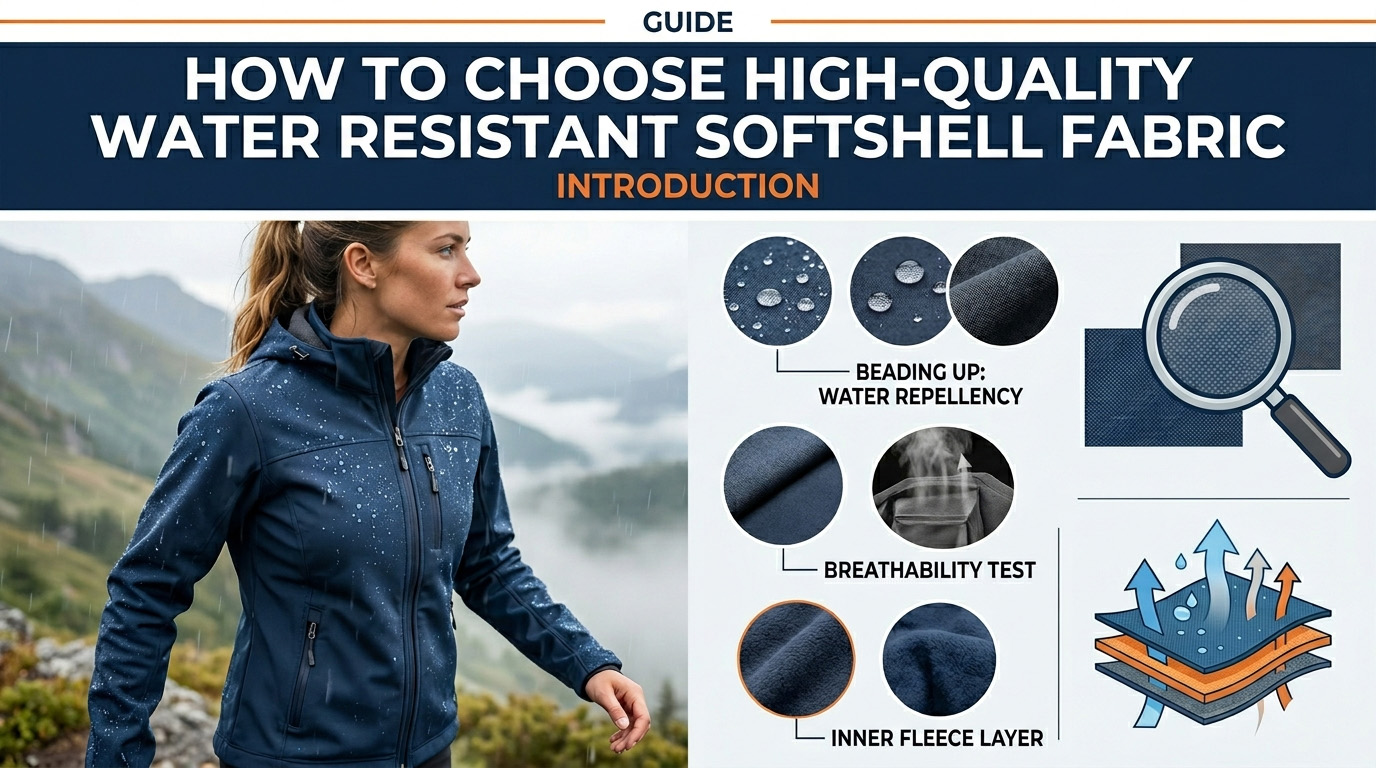 Cara Memilih Kain Softshell Tahan Air Berkualitas Tinggi