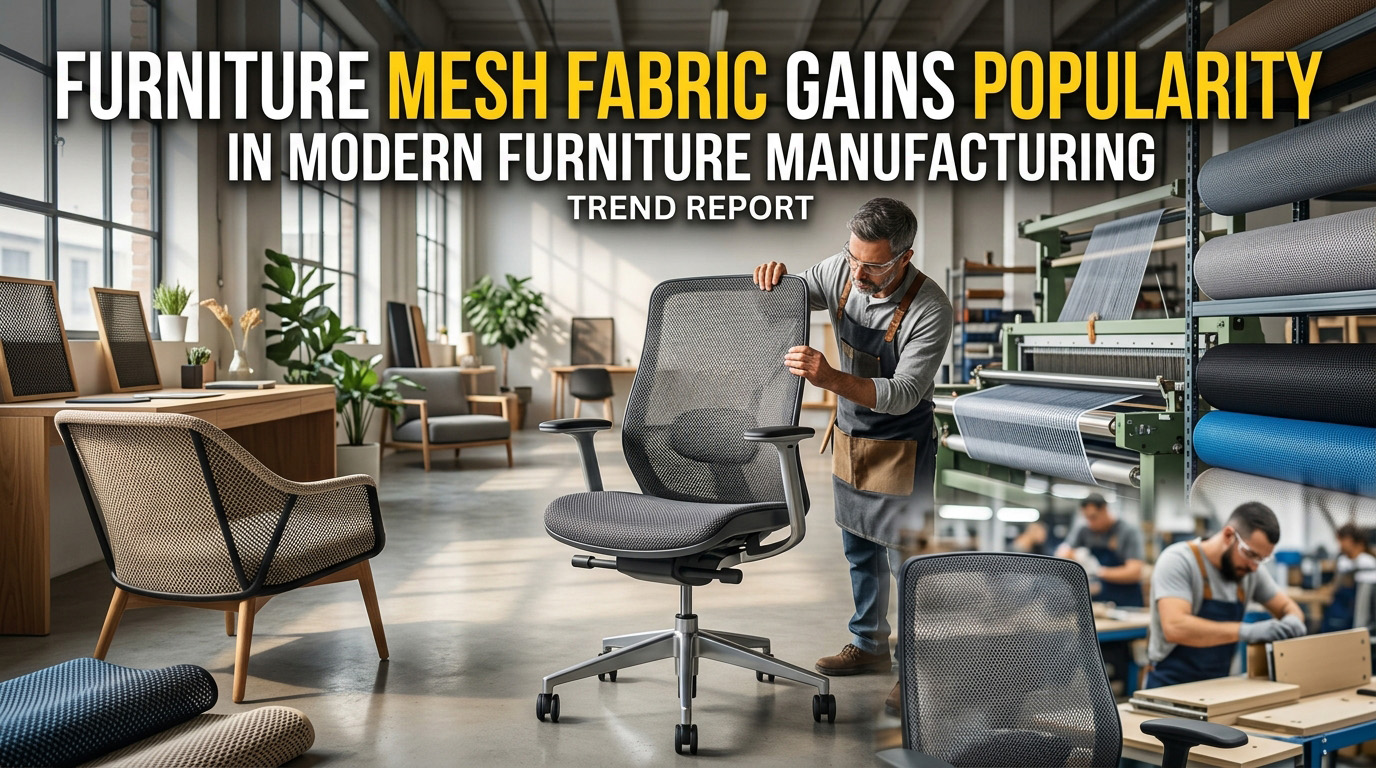 Kain Mesh Furnitur Mendapatkan Popularitas dalam Manufaktur Furnitur Modern