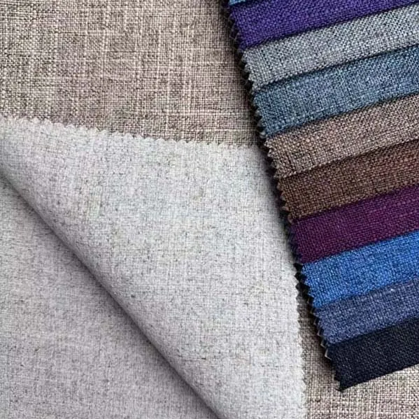 Kain linen mikrofiber bermotif