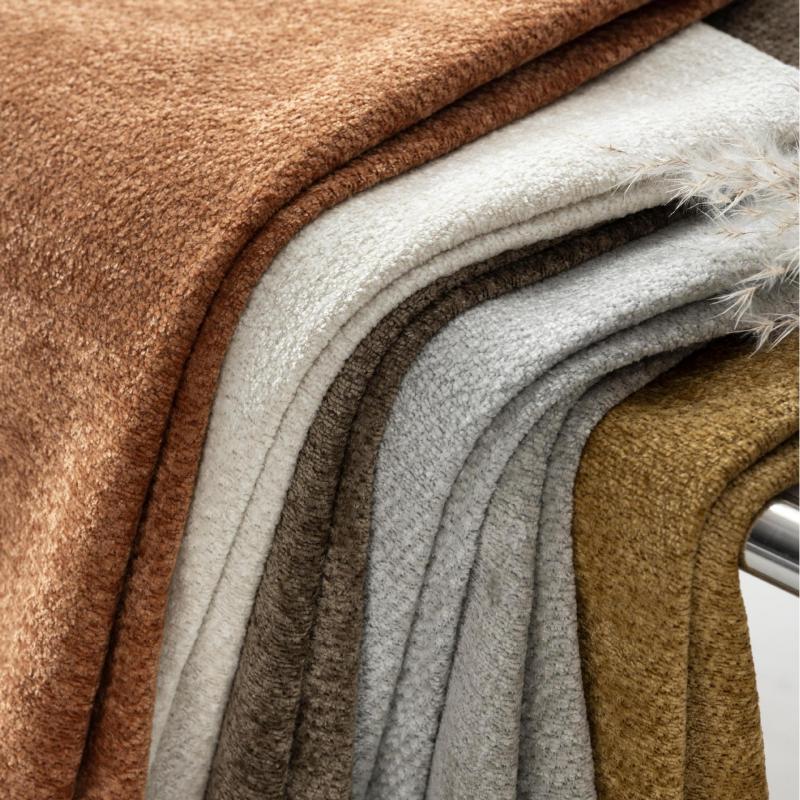 Kain Tirai Chenille Bulu Kepingan Salju