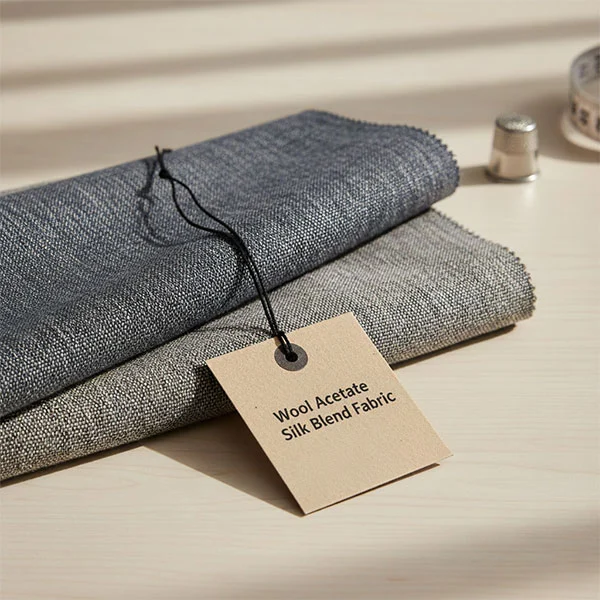 Kain Campuran Sutra Wol Asetat